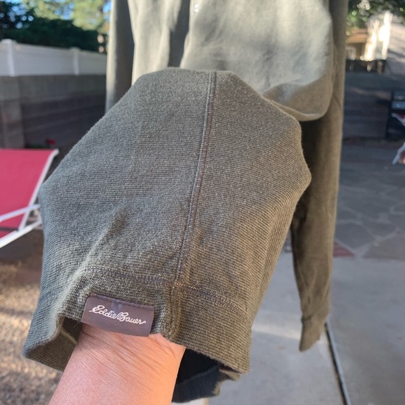 Eddie Bauer sweatshirt military green T2XL - Picture 9 of 16